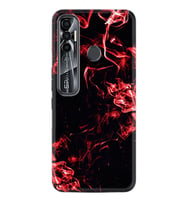 Tecno Spark 6 6 Go 8C 8 Pro 7 7 Spark 9 Pro Kılıf Desemli Silikon Red Smoke 1745