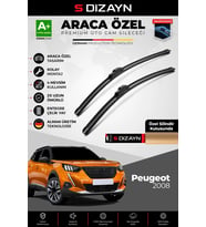 Drs Tuning Peugeot 2008 2 Ön Cam Silecek Seti 2019 Üzeri Premium Araca Özel 60-40 Cm A+ Kalite