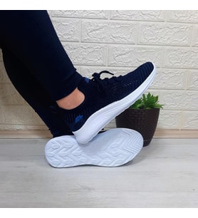 M.P 1501 Lacivert Fuspetli Rahat ve Hafif Bayan Spor Ayakkabı