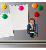 Kadın Avukat Karikatürlü Buzdolabı Magneti