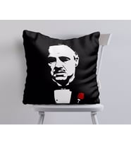 BK Home Godfather Baba Tasarımlı Beyaz Yastık-20
