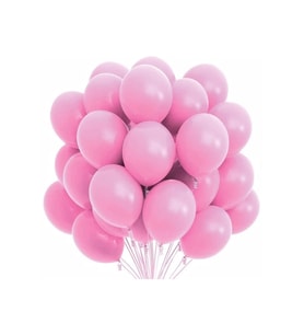Metalik Pembe Balon Buketi 20 Li