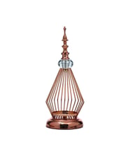 Vitale Prizma Dekoratif Mumluk Bronz 13x12x32 cm AK.JE0070
