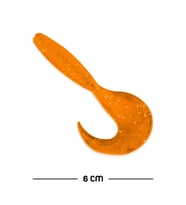 Silikon Kurt Yem - 60mm - Turuncu - Yumy (18065-SM024-10)