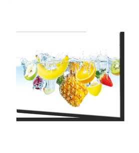 Meyveler Cam Tablo 4mm Dayanıklı Temperli Cam