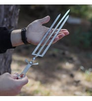 Kamp Ayısı® Sai™ 3'lü Paslanmaz Çelik Büyük Et ve Tavuk Şişi