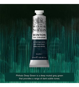 Winsor & Newton Winton Yağlı Boya 37ml 048 Phthalo Deep Green