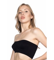 SİYAH MI Emay 4002 Soft Straplez Büstiyer