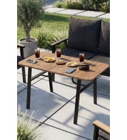 Bahçe Masası Ahşap Balkon Teras Cafe Masa Modern Dış Mekan Masa 9832 Atlantik Çam (Sadece Masa)