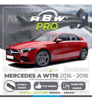 RBW PRO Muz Silecek Takımı Mercedes A Serisi W176 2016-2018 ile uyumlu (Siyah)