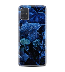 Samsung a71 A72 A73 A7 A9 2018 C7 C9 Kılıf Desenli Silikon Blue Foid 1628