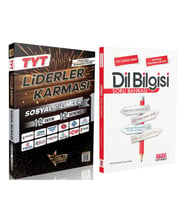 Liderler Karması TYT Sosyal Bilimler 12 Yayın 12 Deneme ve AKM Dil Bilgisi Soru Bankası Seti 2 Kitap