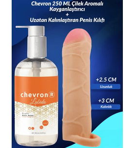 Chevron 250ML Lubido Kayganlaştırıcı Jel & Et Dokulu Kılıf