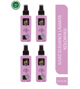 Elegance Series Lavanta Kolonyası 4 X 150 ml Elegance Series Sprey Kolonya