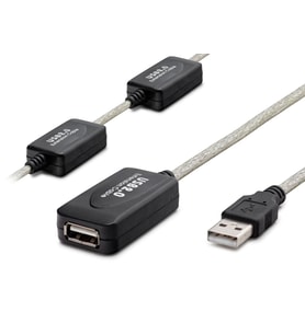Usb Uzatma Kablosu 25 M - Silver Siyah HDX7546