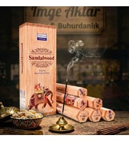 Darshan Sandalwood (Sandal Ağacı) Çubuk Tütsü (20'li Paket) - Klasik Odunsu