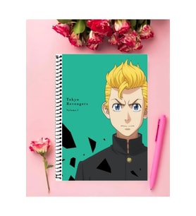 Tokyo Revengers Anime Defter 1 Adet Özel Tasarım A4 Boyutu 21*29 Cm Telli Kareli defter