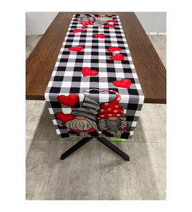 Sevgililer Günü Aşk Temalı Runner Örtüsü 40 X 140