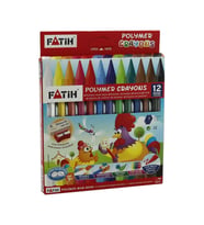 Fatih Mum Pastel Boya Polymer Crayons 12 Renk 50130/F (Karışık)