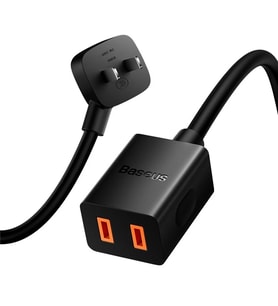 Northcity Çoklu Uyumlu Mini Uzatma Kablosu 1AC 1m 2500W - EU/UK Adaptörlü