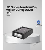 Güneş Enerjili Led Duvar Aydınlatması