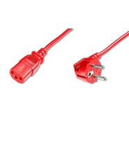 Beek Güç Kablosu, Schuko-C13, 1,8 metre,10A 250V, kırmızı renk, H05W F0.75x3 04+82