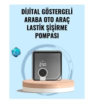 Mey İthalat® Type-C Şarj Girişli Taşınabilir Elektrikli Hava Pompası