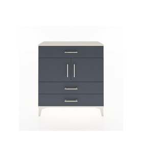 Arges Şifonyer 2 Raflı 3 Çekmeceli 2 Kapaklı 88x30x96 Aytaşı-Antrasit