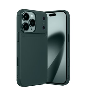 Apple İphone 17 Pro Max Auto Focus Karbon Kapak - Koyu Yeşil