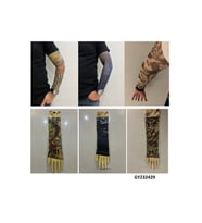 Giyilebilir Dövme 3 Çift 6 Adet Kol Çorap Dövmesi Sleeve tattoo Set8