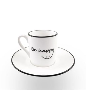 Decorium 2 Kişilik Kahve Takımı Be Happy