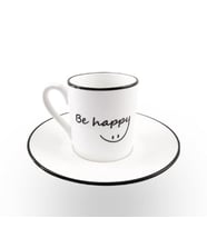 Decorium 2 Kişilik Kahve Takımı Be Happy