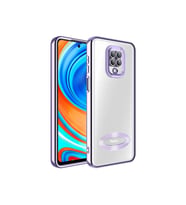 Xiaomi Redmi Note 9 Pro Uyumlu Kılıf Kamera Korumalı Logo Gösteren Zore Omega Kapak