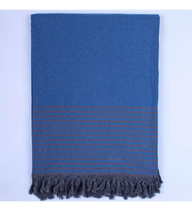 Çift Kişilik Yatak Örtüsü ve Pike %100 Pamuklu İnce Hafif Yazlık Battaniye Boho Dekoratif Koltuk Örtüsü Çok Amaçlı Çeyizlik Günlük Kullanım (Mavi, 200x250 cm Çift Kişilik Pike)