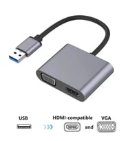 Usb To Hdmi+Vga 1080 P Hd09 ZR650