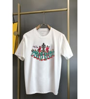 SQUID GAME 456 Popüler Karakterler Baskılı Unisex T-shirt/Tişört - TÜM YAŞ GRUPLARI (Beyaz)