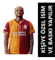 Galatasaray Forma 2025/2026 Sezon Kişiye Özel İsim VE NUMARA BASKILI Yetişkin Futbol Forması FF30 (Sarı-Kırmızı)