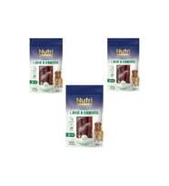 Nutri Canin Rawhide Kuzu Eti Sarılı Kemik Köpek Ödülü 80 gr x 3 Adet et