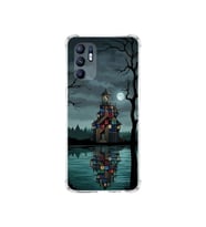 PrintiFy Oppo Reno64g ile Uyumlu Simya Serisi Gölge Ve Cam Tasarımlı Uv Baskılı Köşe Korumalı Antişok Kılıf