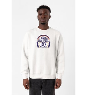 My Hero Academi Anime Earphone Jack Beyaz Erkek 2ip Sweatshirt