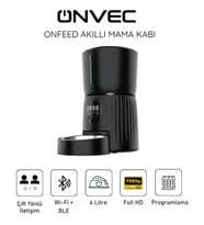 Onvec Onfeed Siyah Akıllı Mama Kabı