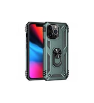Iphone 14 Pro Kılıf Sofya Yüzüklü Silikon Kapak - Yeşil