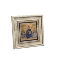 Ayasofya Deesis Mozaiği Baskılı Taş Tablo 20x20