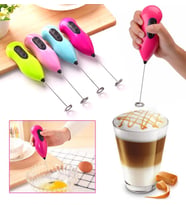 Mini Pilli Karıştırıcı ve Köpürtücü El Mikseri (5680)