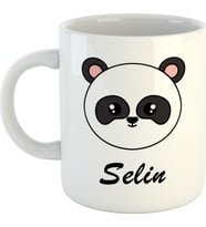 Dafhi Kişiye Özel İsimli Kupa - İsimli Panda