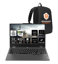 Lenovo Loq i5 13450HX RTX 5060 8GB Gaming Laptop 40GB RAM 4TB SSD 15.6" FHD 144Hz Win11 Pro + Per4 Çanta 83JE00XRTRP415