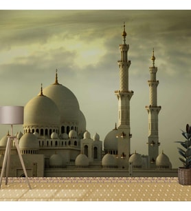 Seyh Zayid Camii Manzarası Duvar Kağıdı