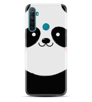 Realme 5i 5 Pro 6i 7 Pro 8 Kılıf Desemli Silikon Sevimli Panda 1794