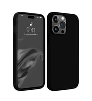 Newface Apple iPhone 15 Pro Max Kılıf First Silikon - Siyah