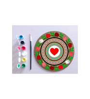 AHŞAP MANDALA 20x20 cm DAİRE MDF üzerine UV baskı modeller- DESENLİ Mandala Set Boyama